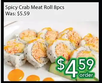 Ample Food Market Spicy Crab Meat Roll 8 pcs offer
