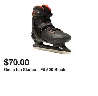 Decathlon Oxelo Ice Skates – Fit 500 Black offer