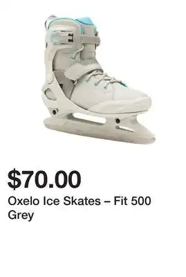 Decathlon Oxelo Ice Skates – Fit 500 Grey offer