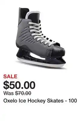 Decathlon Oxelo Ice Hockey Skates - 100 offer