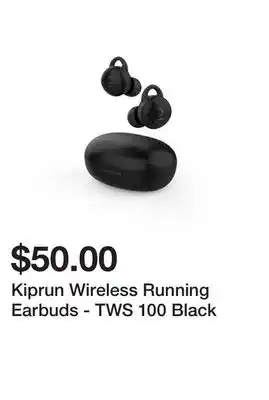 Decathlon Kiprun Wireless Running Earbuds - TWS 100 Black offer
