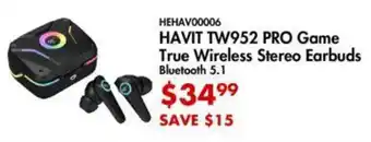 HAVIT TW952 PRO Game True Wireless Stereo Earbuds