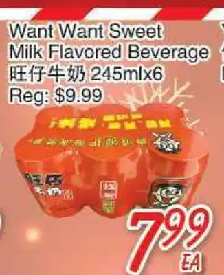 Foody Mart Want Want Sweet Milk Flavored Beverage offer