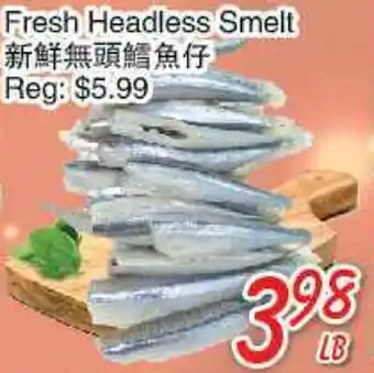 Foody Mart Fresh Headless Smelt offer