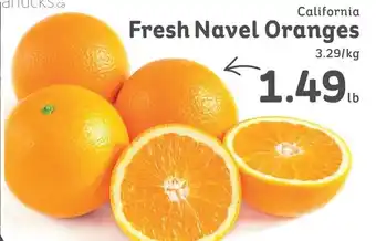IGA Fresh Navel Oranges offer