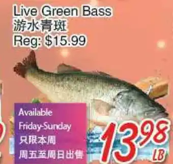 Foody Mart Live Green Bass offer
