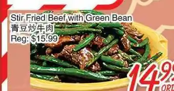 Foody Mart Stir Fried Beef with Green Bean offer