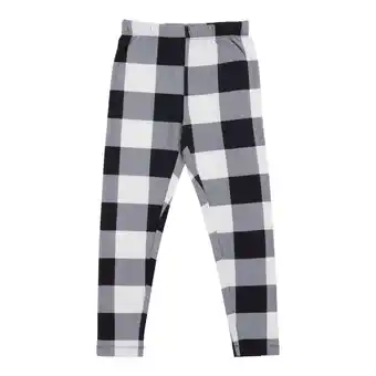 Giant Tiger MONKEY BARS Toddler Girl's Soft Plaid Leggings offer