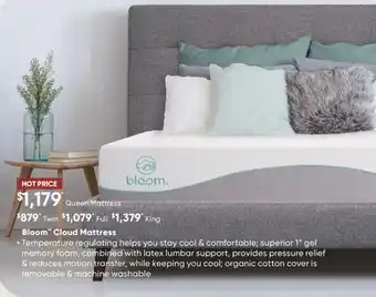 Sleep Country Bloom Cloud Mattress offer