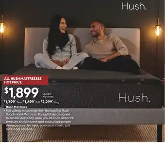 Sleep Country Hush Mattress offer