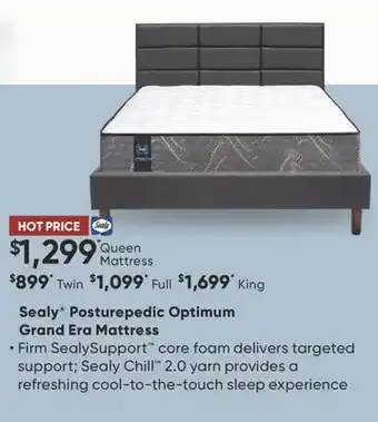 Dormez Vous Sealy Posturepedic Optimum Grand Era Mattress offer