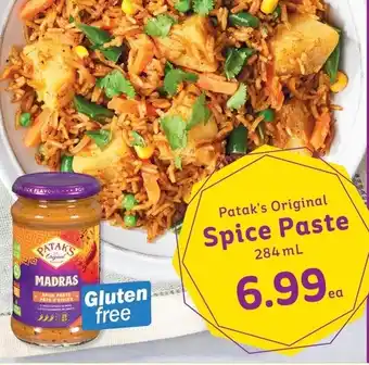 IGA Patak's Original Spice Paste 284ml offer