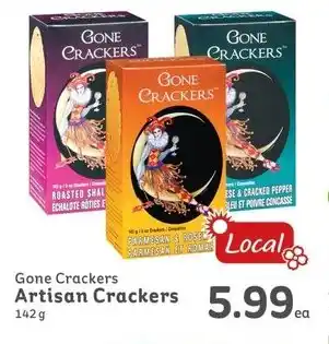IGA Gone Crackers Artisan Crackers 142g offer