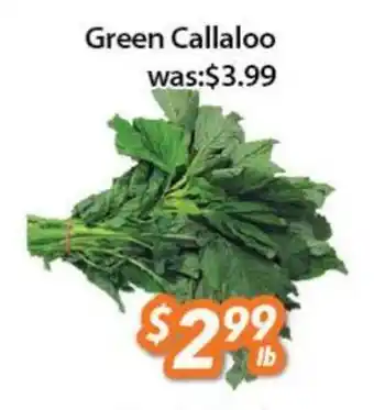 Ample Food Market Green Callaloo offer
