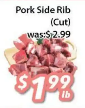 Ample Food Market Pork Side Rib offer