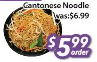 Ample Food Market Cantonese Noodle offer