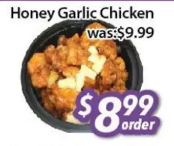 Ample Food Market Honey Garlic Chicken offer