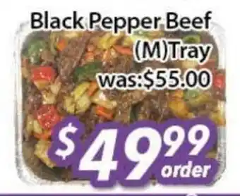 Ample Food Market Black Pepper Beef (M)Tray offer