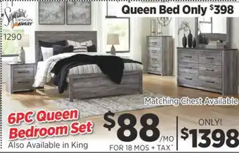 Surplus Furniture Bronyan Gray 6-Piece Queen Bedroom Set offer