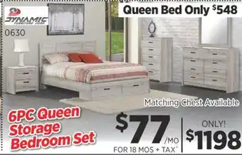 Surplus Furniture Aurora Oak 6-Piece Storage Bedroom Set offer