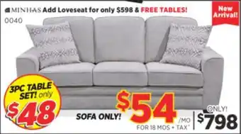Surplus Furniture Clive Sky Sofa offer