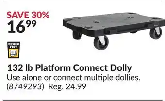 Princess Auto 132 lb Platform Connect Dolly offer