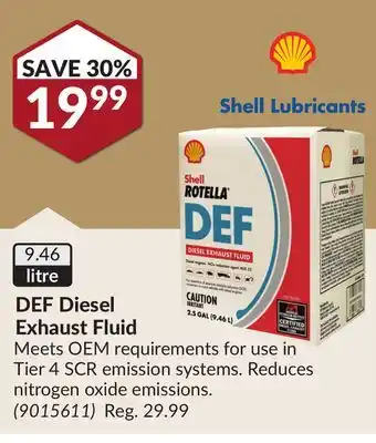 Princess Auto DEF Diesel Exhaust Fluid offer