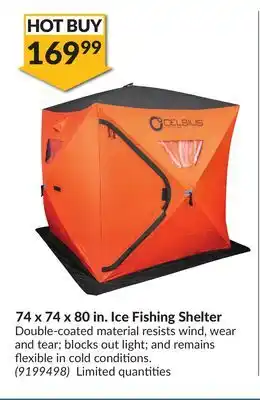 Princess Auto 74 x 74 x 80 in. Ice Fishing Shelter offer