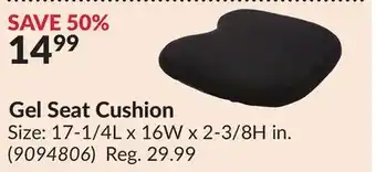 Princess Auto Gel Seat Cushion offer