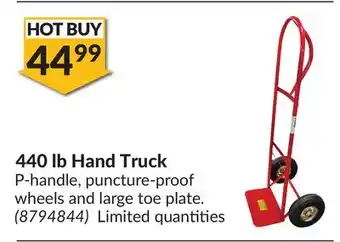 Princess Auto 440 lb Hand Truck offer