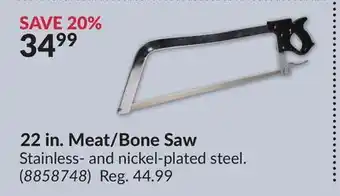 Princess Auto 22 in. Meat/Bone Saw offer
