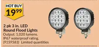 Princess Auto 2 pk 3 in. LED Round Flood Lights offer