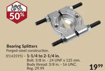 Princess Auto 1-1/4 to 2-1/4 in. Bearing Splitters offer