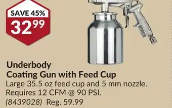 Princess Auto Underbody Coating Gun with Feed Cup offer