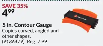 Princess Auto 5 in. Contour Gauge offer