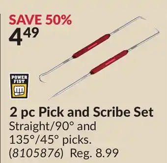 Princess Auto 2 pc Pick and Scribe Set offer