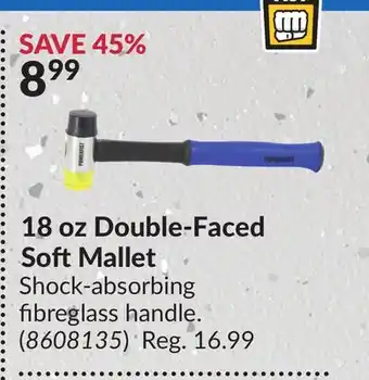 Princess Auto 18 Double-Faced Soft Mallet offer