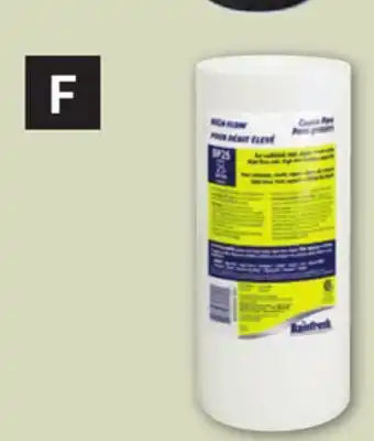 Princess Auto 25 Micron High Flow Water Filter Cartridges offer
