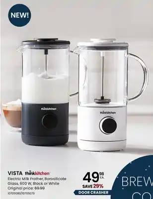 Stokes VISTA Electric Milk Frother offer