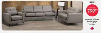 Meubles RD CHARLOTTETOWN Genuine Leather offer