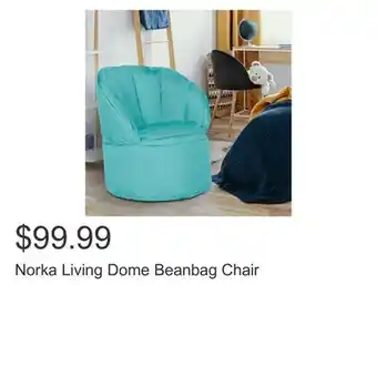 Costco Norka Living Dome Beanbag Chair offer