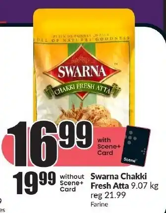 FreshCo Swarna Chakki Fresh Atta 9.07kg offer