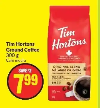 FreshCo Tim Hortons Ground Coffee 300g offer