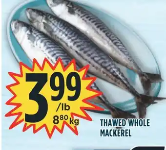 Marché Adonis THAWED WHOLE MACKEREL offer
