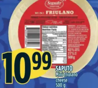 Marché Adonis SAPUTO Mini friulano cheese offer