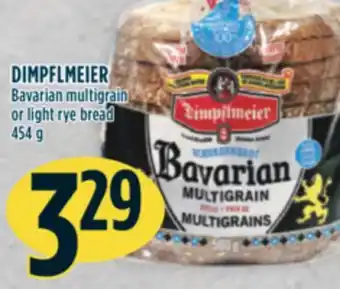 Marché Adonis DIMPFLMEIER Bavarian multigrain or light rye bread offer