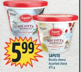 Marché Adonis SAPUTO Ricotta cheese offer