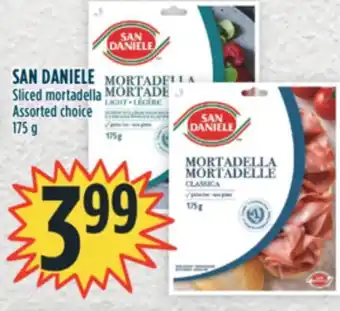 Marché Adonis SAN DANIELE Sliced mortadella offer