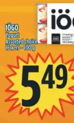 Marché Adonis IÖGO Yogurt offer