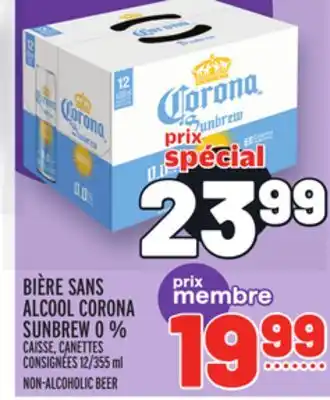 Metro BIÈRE SANS ALCOOL CORONA SUNBREW 0% | NON-ALCOHOLIC BEER offer